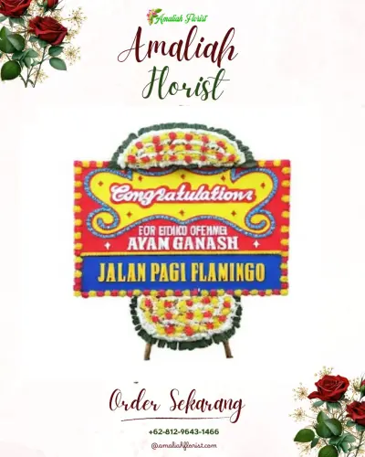 Bunga Papan Congratulation di Kataan